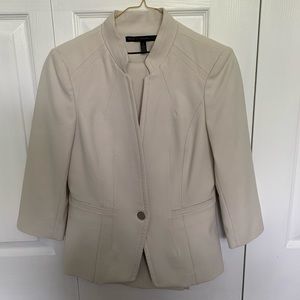 WHBM Cream Business Suit